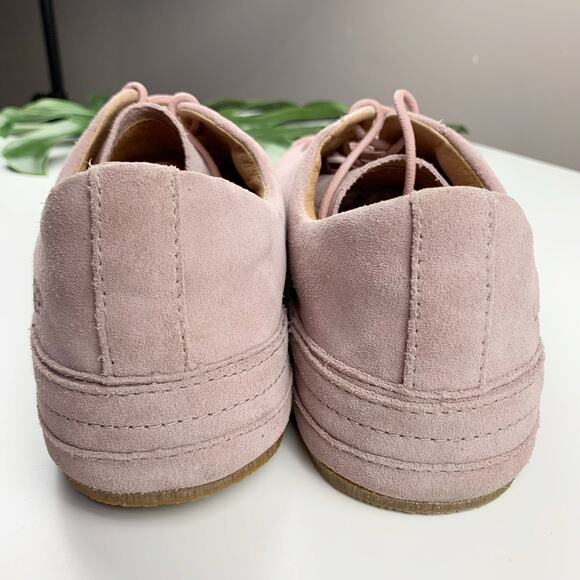 Ugg Blake Sneakers Pink Suede Lace Up Casual Women's 9.5 - Picture 12 of 13
